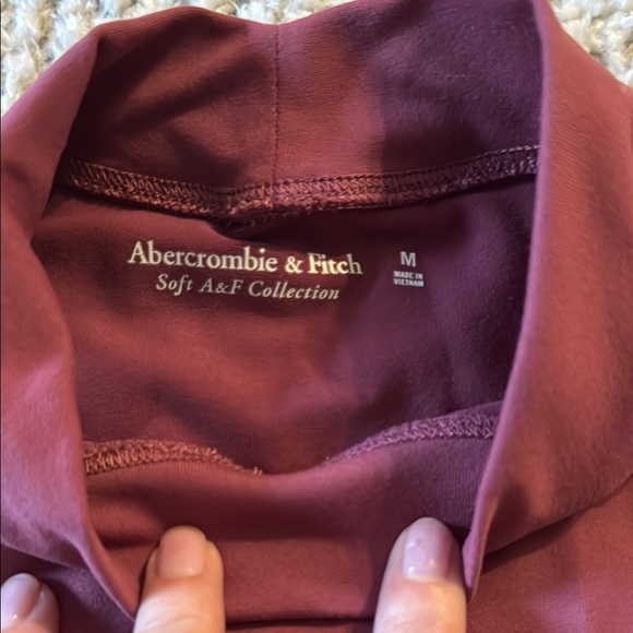 Abercrombie & Fitch Sleeveless Maroon Bodysuit - Picture 2 of 2